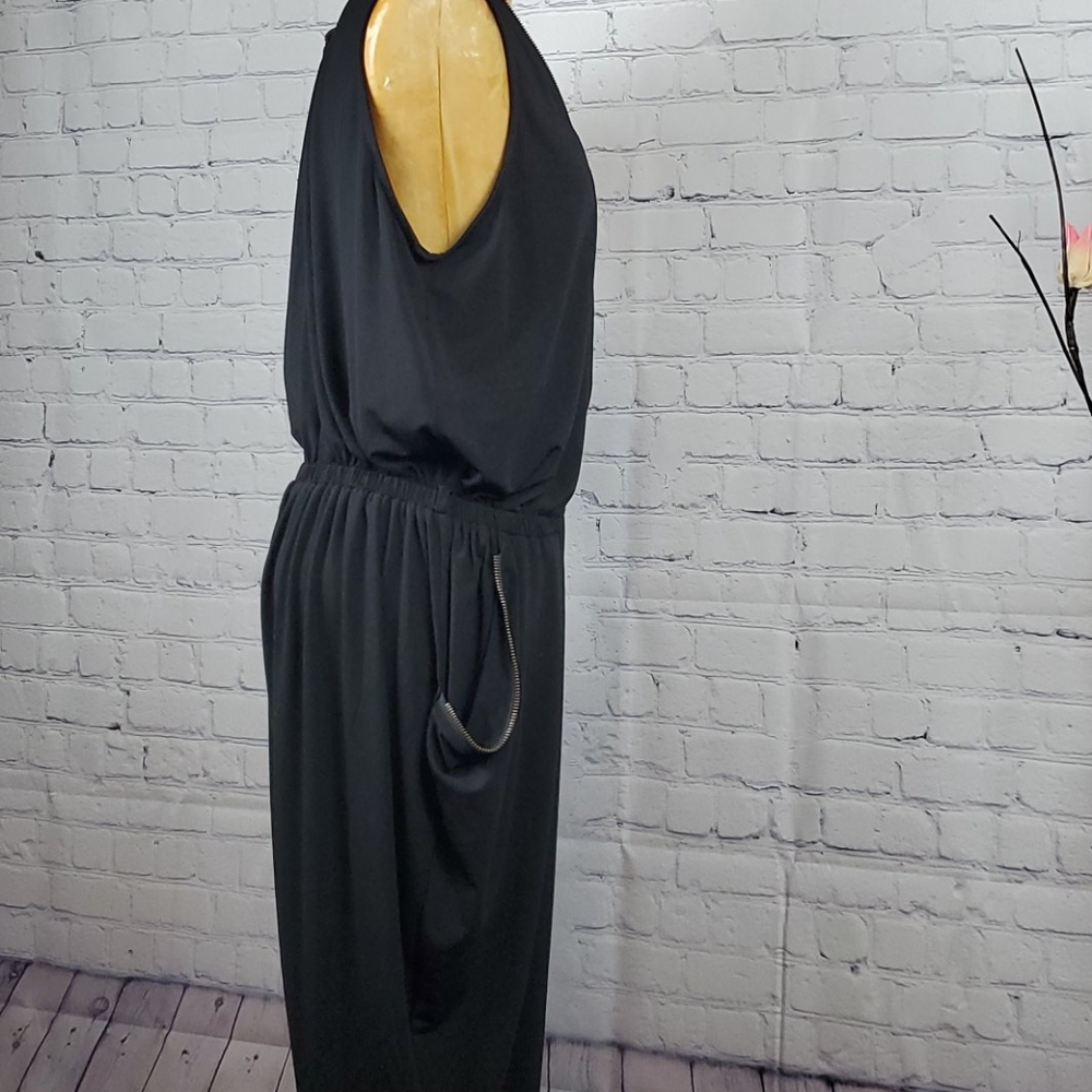 City Chic Sleeveless Baggie Jumpsuit Black Size XS - Picture 13 of 16